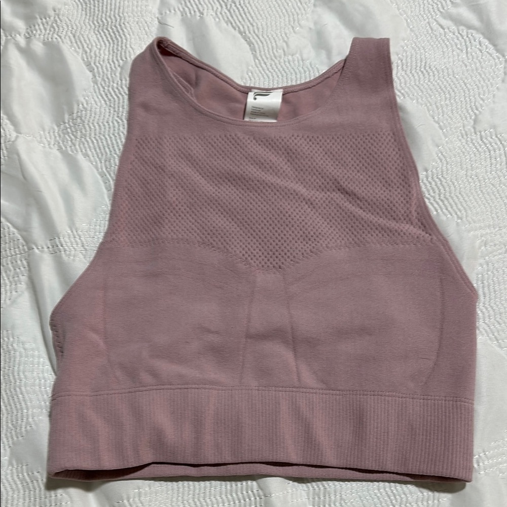 Fabletics Mauve Seamless sports bra